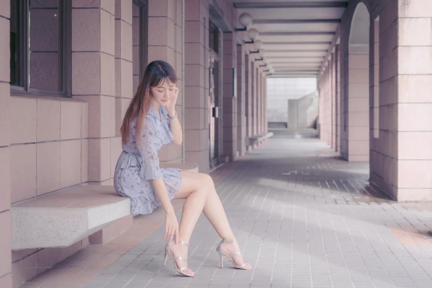 [Mzsock] NO.197 Peng Xuan dress, short skirt, high legs and beautiful legs street photography#[58P]-46