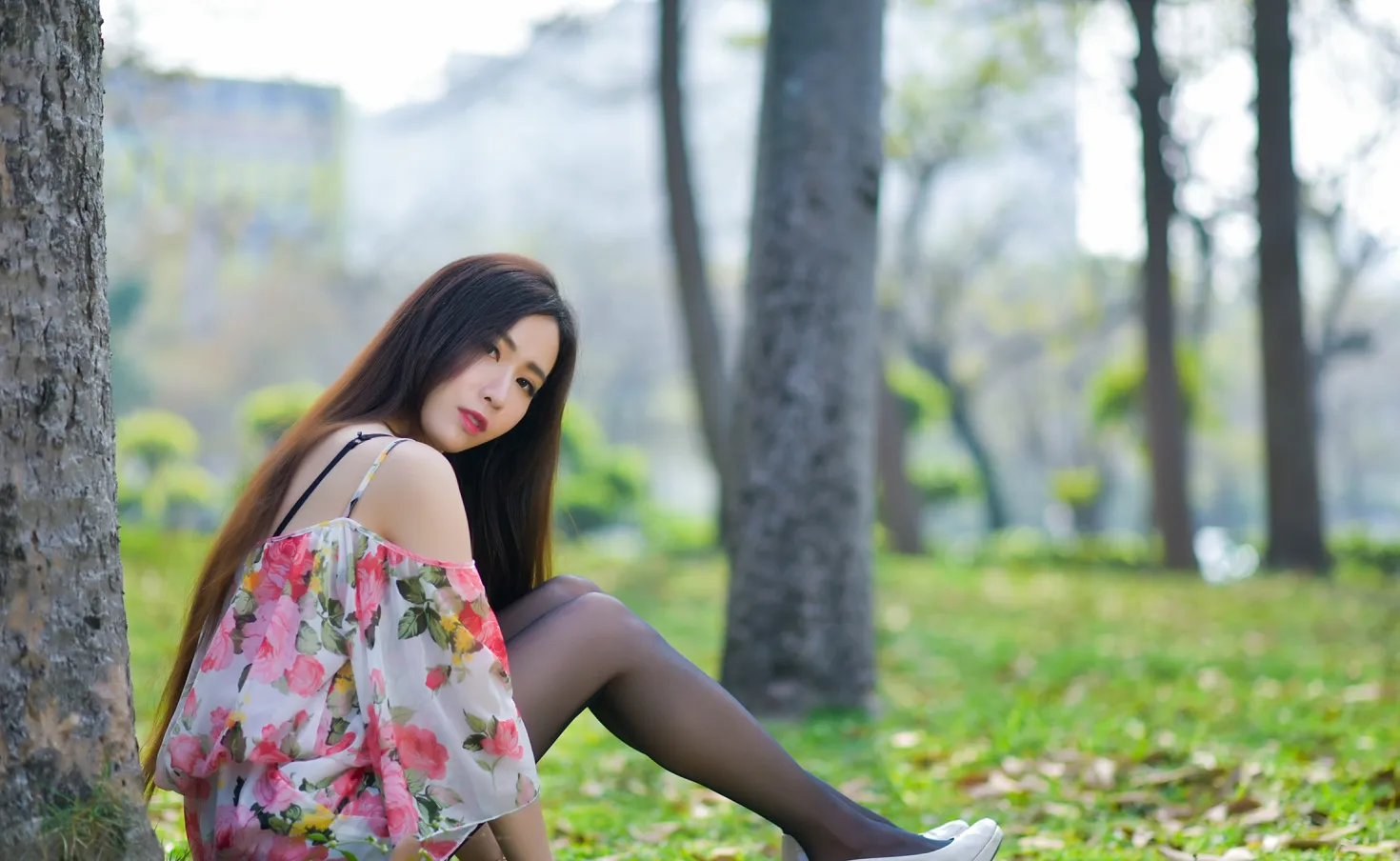 [Mzsock] NO.185 Yanxi suspender skirt black stockings beautiful legs street photography#[27P]-20