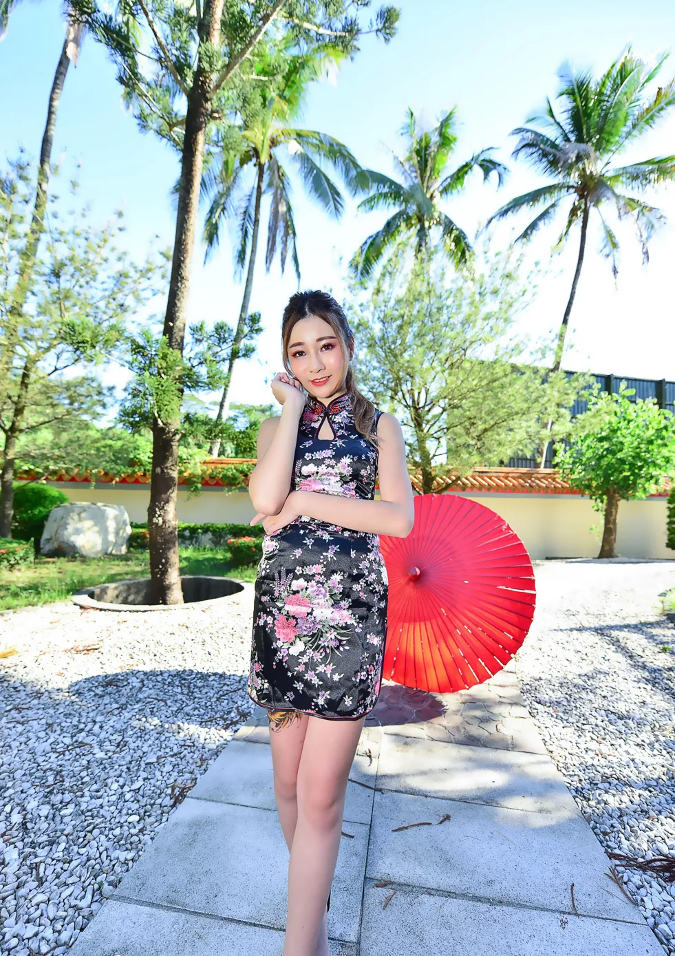 [Mzsock] NO.209 Chen Yingrong short cheongsam high heels beautiful legs street photography#[58P]-57